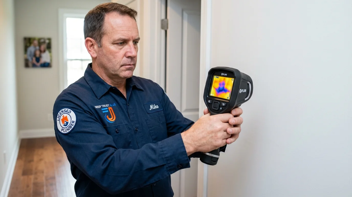 Thermal imaging leak detection by Johns Plumbing LLC in Odem
